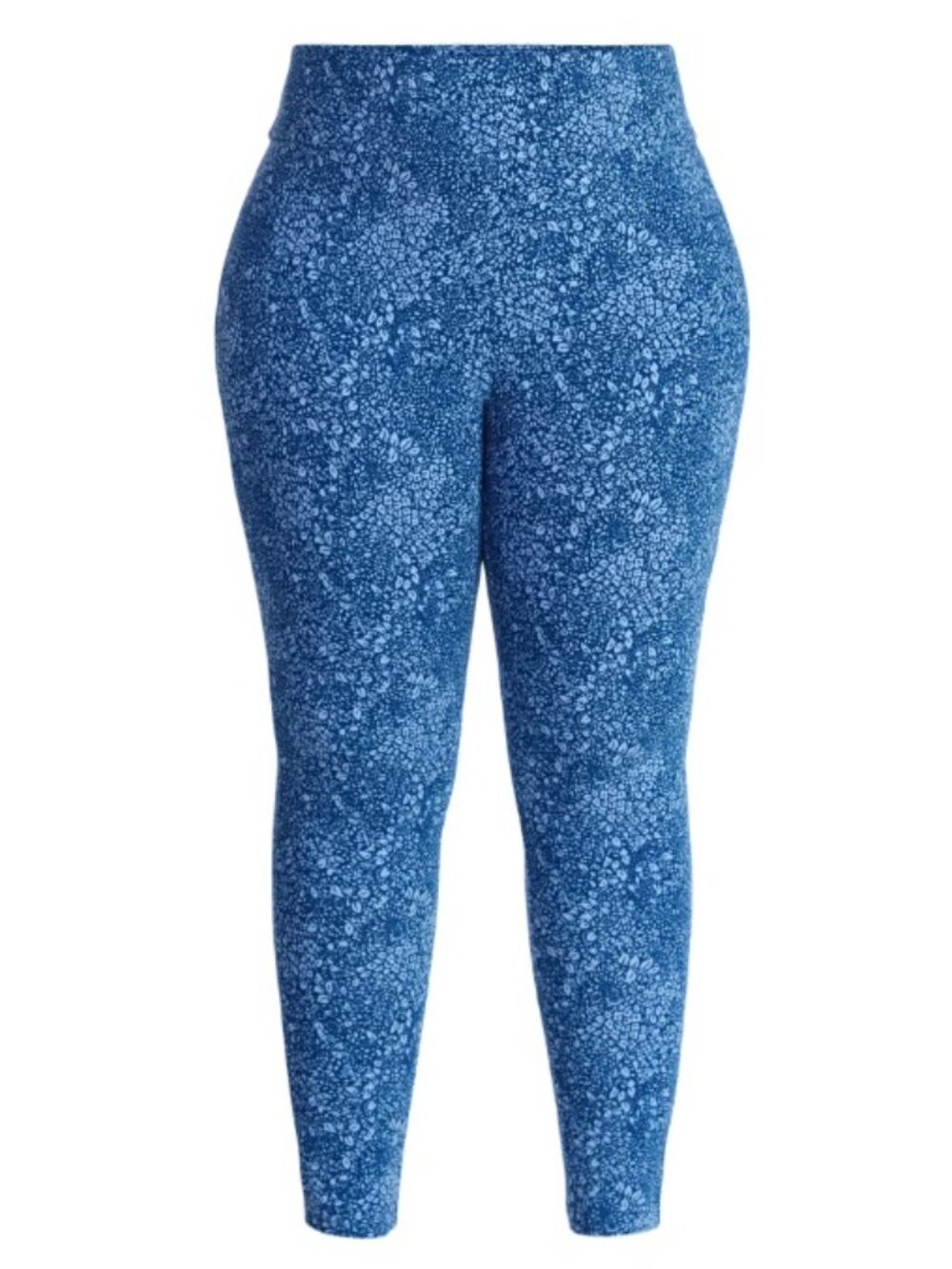 Terra & Sky Women's Plus High Waist Ankle Length Core Leggings Blue Size 2X - Picture 6 of 10